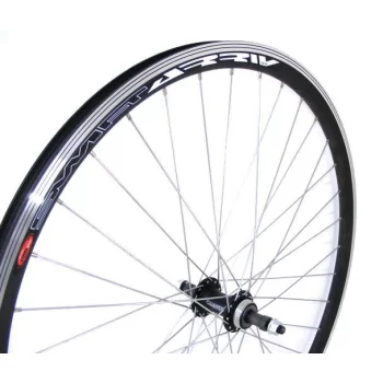 Koło 28" tył wolnobieg stożek piasta Quando czarne