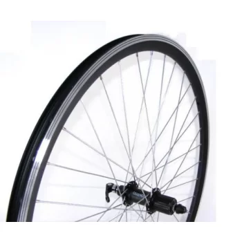 Koło 28" tył kaseta 8/9 stożek Quando czarne