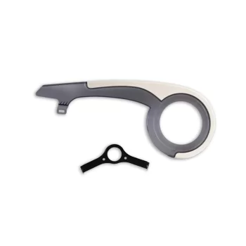 Osłona łańcucha przydymiana 38T ecru