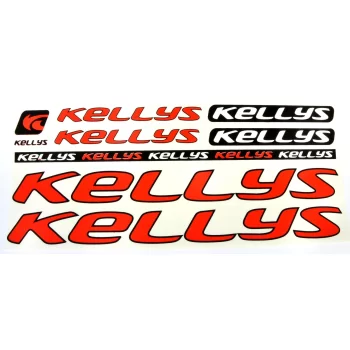 Naklejka Kellys czerwony kpl.