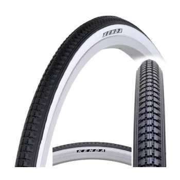 Opona Kenda 27"x1 1/4 K103 biały bok
