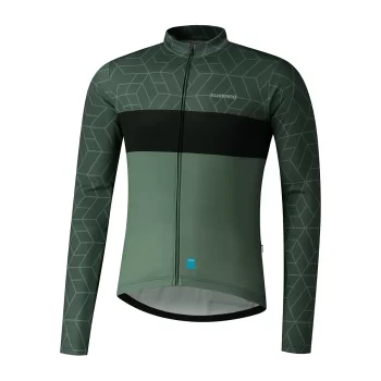 Shimano Bluza Vertex Printed Jersey Army Green L