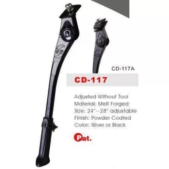 Podpórka 24-28" CD-117 alu centr. O-Stand czarna