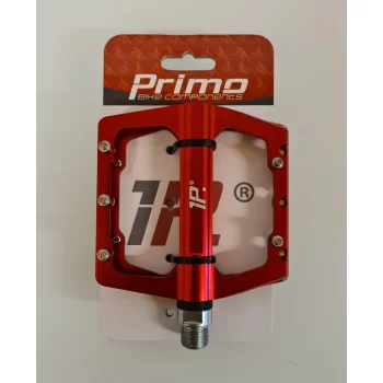 Pedały rowerowe 1P. alu platfor.wym. piny - czerwo