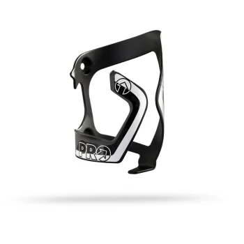 Koszyk bidonu PRO lewy black-white