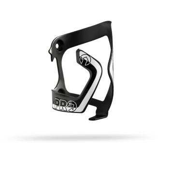 Koszyk bidonu PRO lewy black-white