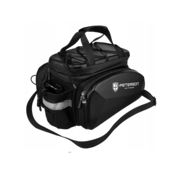 Sakwa-torba rowerowa na bagażnik Peterson czarna