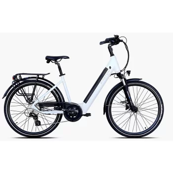 Rower elek. Barton Trip 2.0 Easy 28" 17" biała per