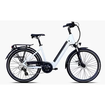 Rower elek. Barton Trip 2.0 Easy 28" 17" biała per