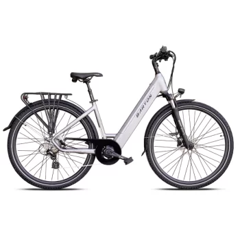 Rower elektryczny Barton Touring Plus 28" tytan