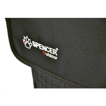 Sakwa rowerowa Spencer 2-komorowa 18L czarna+krata
