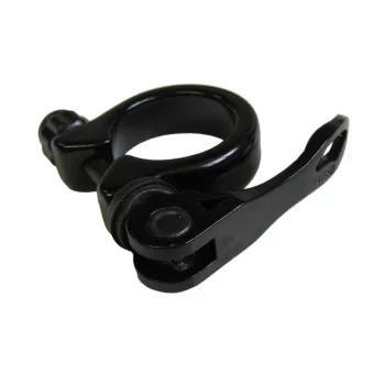 Obejma siodła 31,8 alu czarna +QR