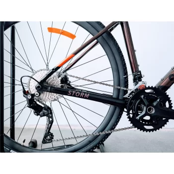 Rower Storm Focus 4.0 52cm brąz  brokat czar