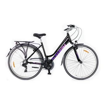 Rower Storm Marathon 1.0 Lady 17" czarny fuksja