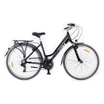 Rower Storm Marathon 1.0 Lady 17" czarny mięta