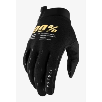 Rękawiczki 100% ITRACK Glove black roz. M