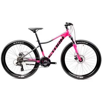 Rower Storm Queen 26 13" 2D ciemny róż/czarny mat