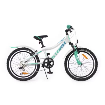 Rower Storm Queen 20 10" VBR biało-mietowy