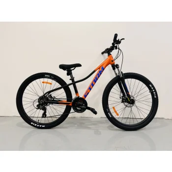 Rower Storm Shark 1.0  27,5 13" pomarań-czarny mat