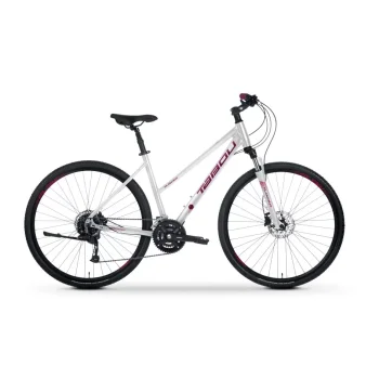 Rower Tabou Flow 3.0 W 19" white/raspberry