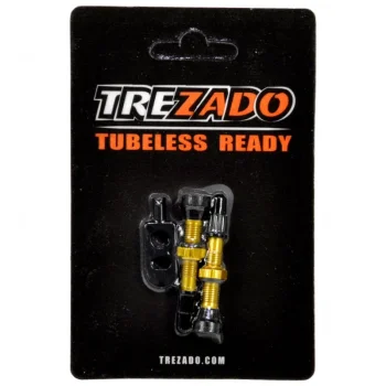 Zawór Trezado Presta 34mm d/Tubeless 2 szt. złoty