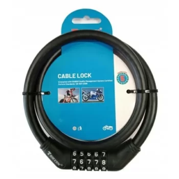 Zapięcie rowerowe TY4553 12×800 spirala szyfr