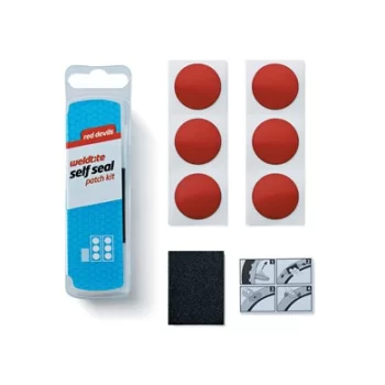 Zestaw łatek do dętek Weldtite Puncture Red Devils